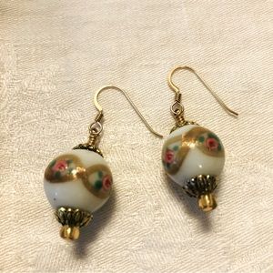FREE WITH BUNDLE Porcelain Floral Earrings